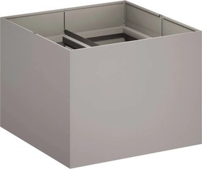 vidaXL Γλάστρα Κήπου Σκ rusty 80 x 80 x 60 εκ.