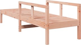 vidaXL Ξαπλώστρα 199,5x62x55 εκ. από Μασίφ Ξύλο Ψευδοτσούγκας