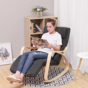 Κουνιστή Πολυθρόνα Relax (55x115x91) Songmics LYY010GZ03