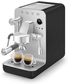Καφετιέρα Εσπρέσο με Βραχίονα Smeg EMC02BLMEU Μαύρο 1350 W 15 bar 1 L