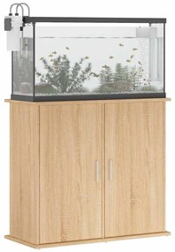 vidaXL Βάση Ενυδρείου Sonoma Δρυς 81x36x73 εκ. από Επεξεργασμένο Ξύλο