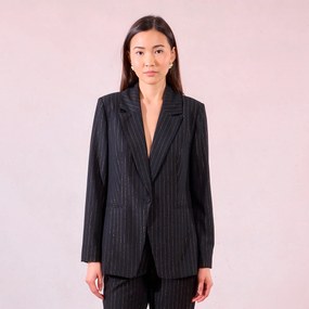 Ριγέ σακάκι, ανοιχτό στο κάτω μέρος