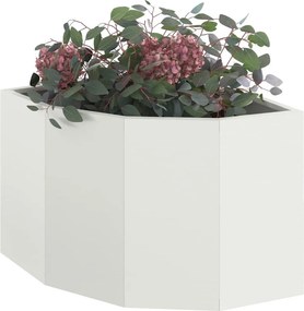 vidaXL Γωνιακό Ροδόδεντρο Λευκό 45 x 45 x 35 cm Ατσάλι