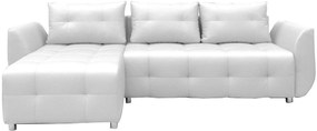 Γωνιακός καναπές Marten-Λευκό