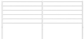 vidaXL Ανταλλακτικό κεφαλάρι Λευκό 200 εκ. Μεταλλικό