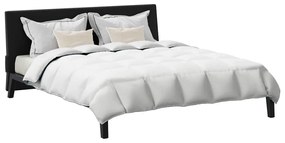 vidaXL Χειμερινό Παπλωματοθήκη με μαξιλάρι 3 pcs Λευκό Φτέρος