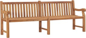 vidaXL Παγκάκι Κήπου 228 εκ. από Μασίφ Ξύλο Teak