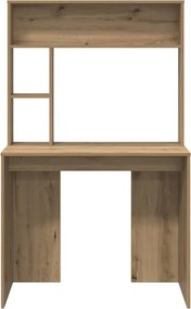 vidaXL Γραφείο Artisan Oak Επεξεργασμένο ξύλο 91 x 50 x 149 εκ
