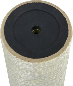 vidaXL Στύλος Ξυσίματος Γάτας Μπεζ 8 x 15 εκ. 8 χιλ.