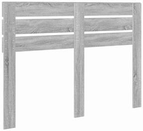 vidaXL Κεφαλάρι με κεφαλάρι Γκρίζο Σονομα 160 cm Επεξεργασμένο ξύλο