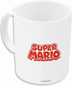 Κεραμικη Κουπα Super Mario Λευκό 325 ml Παιδικά Κεραμικά