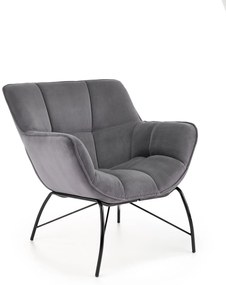 BELTON leisure chair color: grey