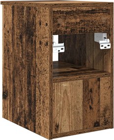 vidaXL Ντουλάπι Μπάνιου Παλαιωμένο ξύλο 30 x 41 x 50 εκ.
