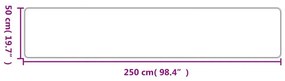 Χαλί Διάδρομος Εμφάνιση Σιζάλ Ανθρακί 50 x 250 εκ. - Ανθρακί