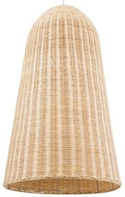 01746 GloboStar® GLOBOSTAR® FAROL 01746 Boho Κρεμαστό Φωτιστικό Οροφής με Ντουί 1 x E27 AC 220-240V IP20 - Μπεζ - Μ60 x Π60 x Y100cm