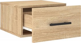 vidaXL Κομοδίνα Επιτοίχια Sonoma Δρυς 35 x 35 x 20 εκ.