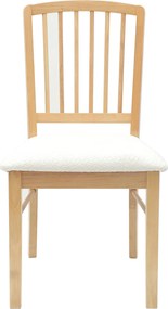 vidaXL Καρέκλες φαγητού 2 pcs Φυσικό 50 x 52,5 x 91 εκ