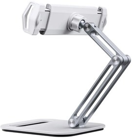 CABLETIME μεταλλική βάση tablet CT-PS03-AS, 4-13", ρυθμιζόμενη, λευκή