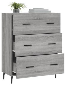 vidaXL Ντουλάπι Γκρι Sonoma 69,5 x 34 x 90 εκ. από Επεξεργασμένο Ξύλο