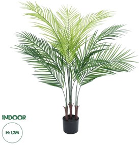 21154 GloboStar®  Artificial Garden PALM TREE 21154 Διακοσμητικό Φυτό Φοίνικας Υ120cm