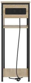 vidaXL Κομοδίνο Sonoma Δρυς 41 x 28 x 76 εκ. Επεξεργασμένο ξύλο