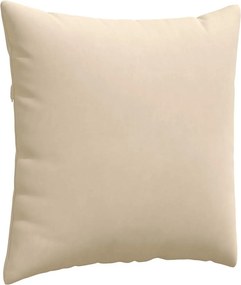 vidaXL Μαξιλάρι Καναπέ 2 pcs Κρεμ 60 x 60 cm ύφασμα