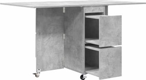 vidaXL Τραπέζι φαγητού 140 x 80 x 77 cm Επεξεργασμένο Ξύλο