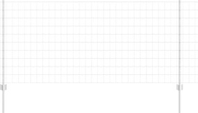 vidaXL Περίφραξη Euro με Στήλη 25 x 1 m Γαλβανισμένος Χάλυβας Ασημί