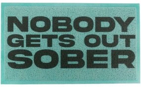 Πατάκι Εισόδου Nobody Gets Out Sober -AMDMW-SOBER-7040 70x40cm Ciel-Black Artsy Mats 70X40