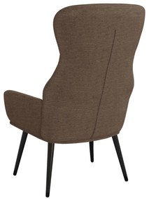 vidaXL Πολυθρόνα Relax Taupe Υφασμάτινη με Σκαμπό