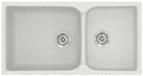 Sanitec Classic 307 Granite White Νεροχύτης