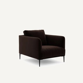 Πολυθρόνα από βελούδο Oscar, σχεδίασης E.Gallina