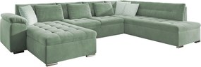 Γωνιακός καναπές Niko Bis-Αριστερή-Menta - 350.00Χ205.00Χ76.00cm