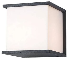 Απλίκα Φωτιστικό Τοίχου E27 18W IP54 Σκούρο Γκρι E127 Zambelis-E127-Ανθρακί E127