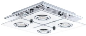 Φωτιστικό Οροφής Led Cabo 30931 Silver Eglo Metal
