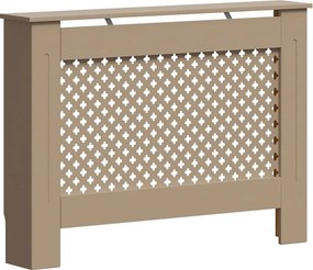 vidaXL Κάλυμμα Καλοριφέρ 112 x 19 x 81,5 εκ. από MDF