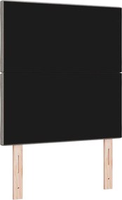 vidaXL LED κεφαλάρι Taupe 80 cm ύφασμα