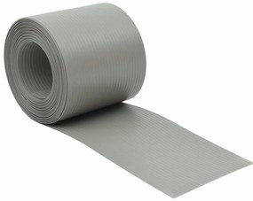 Περιφράξεις Προστατευτικές 10 Τεμ. Γκρι 252,5 x 19 εκ. από PVC - Γκρι