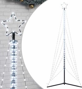 vidaXL Χριστουγεννιάτικο δέντρο LED 525 LED Ψυχρό Λευκό 302 εκ.