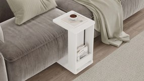 Βοηθητικό Τραπεζάκι Λευκό FRALUL 32x55x42