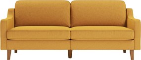 3-Seat Sofa Robin 3 - Mustard, Walnut Mustard
Walnut
