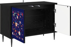 vidaXL Ντουλάπι TV MAINZ 69 x 33 x 50,5 εκ. Μαύρη Δρυς