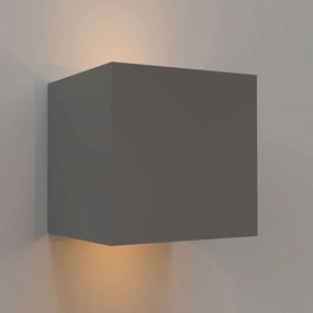 Φωτιστικό Τοίχου - Απλίκα Emerald 80203131 9,9x9,9cm Led 300lm 10W 3000K Grey Inlight