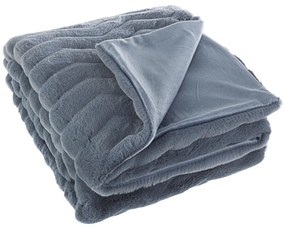 Ριχτάρια	 Bizzotto  PLAID CHANTEL BLU AVIO 120X150