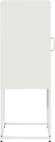 vidaXL Sideboard Λευκό 36x39x107 cm Ατσάλι ψυχρής έλασης