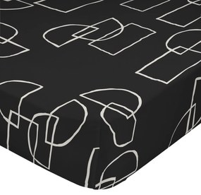 Τοποθετημένο φύλλο HappyFriday BLANC Πολύχρωμο 180 x 200 x 32 cm