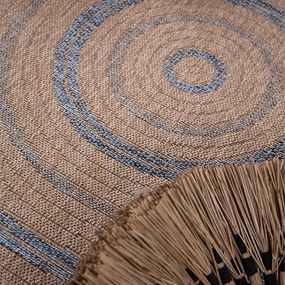 Στρογγυλό Χαλί Καλοκαιρινό (Φ160) Royal Carpet Avanos 8863 Denim
