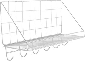 Επιτοίχιο Ράφι Οργάνωσης 35x12x20cm Άσπρο ή Μαύρο