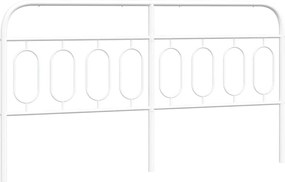 vidaXL Ανταλλακτικό κεφαλάρι Λευκό 193 εκ. Μεταλλικό