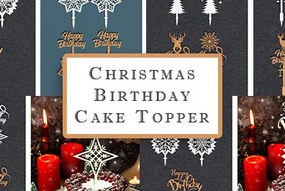 Σετ των 2 Intra απο ξύλο plywood 3mm-4mm πάχος κοπής με λέιζερ χριστουγεννιάτικο κέικ, Δίασταση 15x15 cm INTRAFABR-83862741